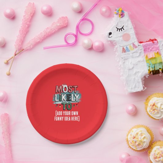 😂 erstellen Sie wahrscheinlich ein lustiges Weihn Pappteller (Party)