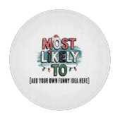 😂 erstellen Sie wahrscheinlich ein lustiges Weihn Schneidebrett (Vorderseite)