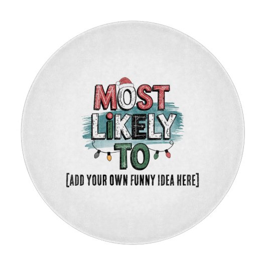 😂 erstellen Sie wahrscheinlich ein lustiges Weihn Schneidebrett (Vorderseite)