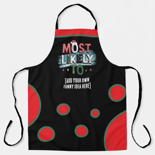 😂 erstellen Sie wahrscheinlich ein lustiges Weihn Schürze (Vorderseite)