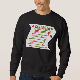 Erstellen Sie Weihnachtsfrecher und Nizza Sankt Sweatshirt