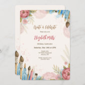 Erstellen und Feiern Einladung (Vorne/Hinten)