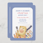 Erstellen und Feiern Einladung (Vorne/Hinten)