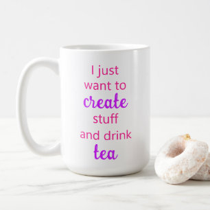 Erstellen und Tee-Tasse Kaffeetasse