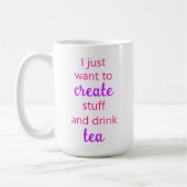 Erstellen und Tee-Tasse Kaffeetasse (Links)