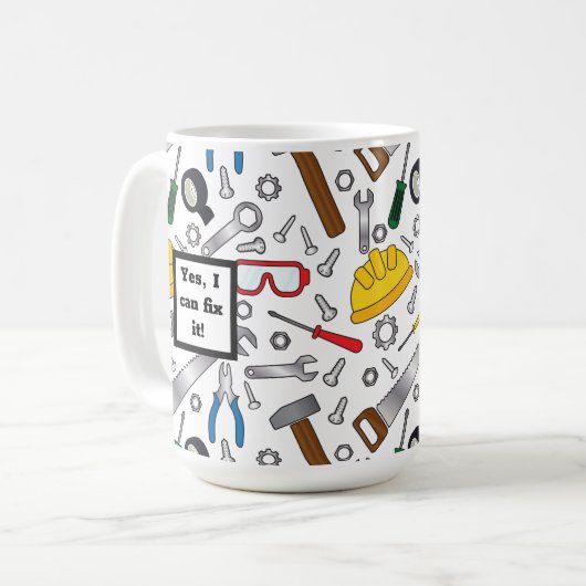 Erstellen verschiedener Handwerkzeuge und Geräte Kaffeetasse (Vorderseite Links)