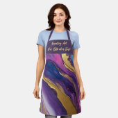Erstellen von Art One Bite at Time - Abstrakt Schürze (Getragen)