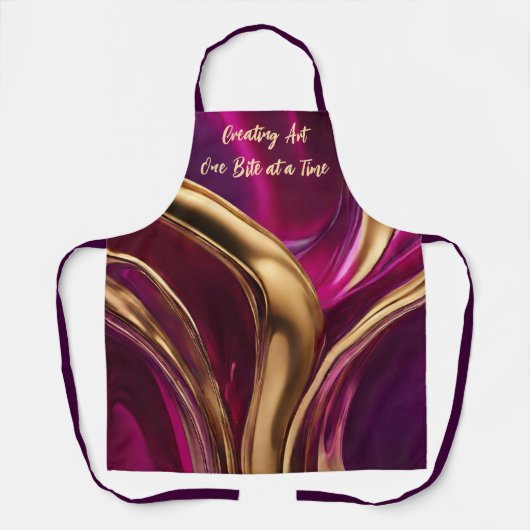 Erstellen von Art One Bite at Time - Abstrakt Schürze (Vorderseite)