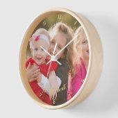 Erstellen von benutzerdefinierten Foto-Textvorlage Uhr (Winkel)