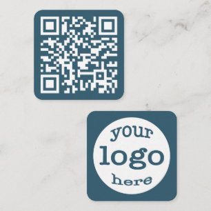 Erstellen von benutzerdefinierten QR-Code Firmenlo Quadratische Visitenkarte