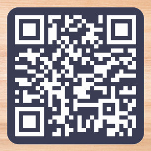 Erstellen von benutzerdefinierten QR-Code Website  Quadratischer Aufkleber