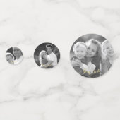 Erstellen von benutzerdefinierten Vintagen Schwarz Konfetti (Rückseiten)