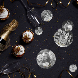 Erstellen von benutzerdefinierten Vintagen Schwarz Konfetti