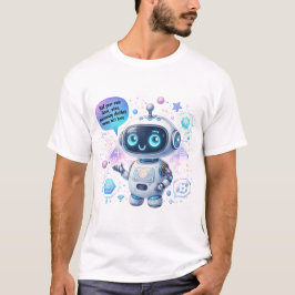 Erstellen von Chatbot-Memos mit Cartoon-Vorlagen T-Shirt