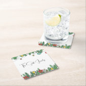 Erstellen von Erinnerungen rund um den Baum Rechteckiger Pappuntersetzer (Vor Ort)