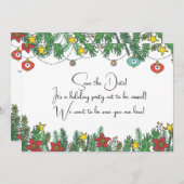 Erstellen von Erinnerungen rund um den Baum Save The Date (Vorne/Hinten)