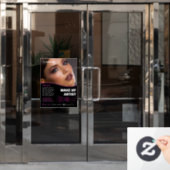 Erstellen von Fensterklammern für Künstlerdienste Fensteraufkleber (Büro Tür)