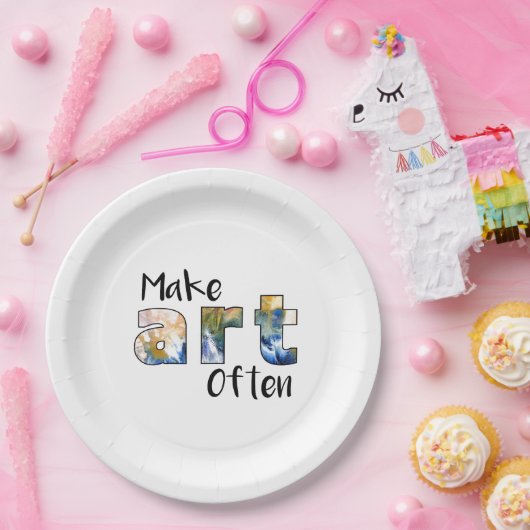 Erstellen von Kunstdruckplatten Pappteller (Party)