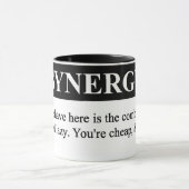 Erstellen von organisatorischer Synergie Tasse (Zentrum)