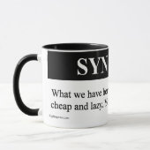 Erstellen von organisatorischer Synergie Tasse (Links)