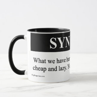 Erstellen von organisatorischer Synergie Tasse