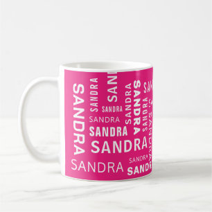 Erstellen von Personalisierten Namen Typografie Pi Kaffeetasse