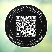Erstellen von QR-Code und anpassbarem Text | Schwa Fensteraufkleber (Blatt 3)