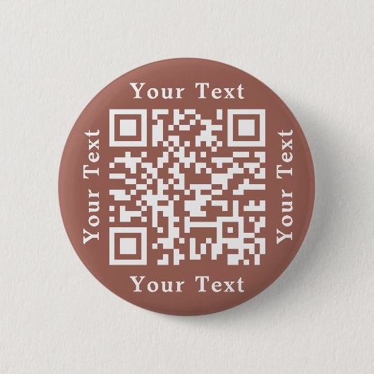 Erstellen von Rust Brown Website URL Prüfung Me QR Button (Vorderseite)