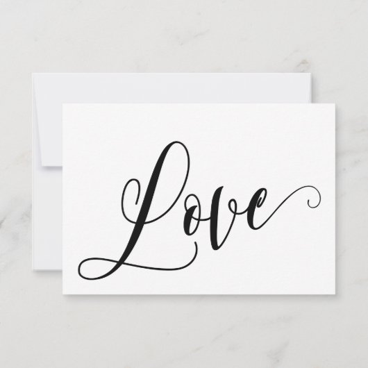 Erstellen von Schnörkeln Script-RSVP-Card-Song-Anf RSVP Karte (Rückseite)