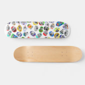 Erstellen von Strichcodeklebern Skateboard (Horizontal)