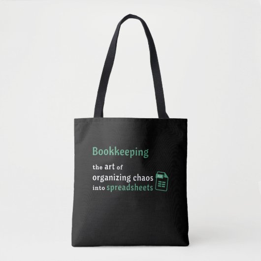 Erstellen von Tabellenkalkulationstabellen Tasche (Vorderseite)
