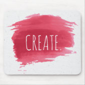 Erstellen von Text auf der Maus mit roter Farbe Mousepad (Vorne)