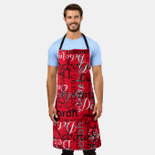 Erstellen von Typografie mit personalisiertem Name Schürze (Getragen)