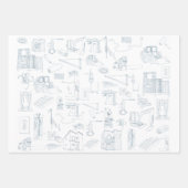 Erstellen von Wrapping Paper Geschenkpapier Set (Vorderseite 3)