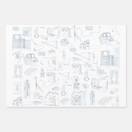 Erstellen von Wrapping Paper Geschenkpapier Set (Vorderseite 3)