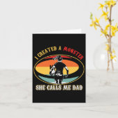 Erstellt ein Monster, das sie mich Vater Rug Väter Karte (Gelbe Blume)