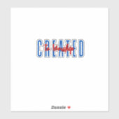 Erstellt für das Anbeten Aufkleber (Blatt)