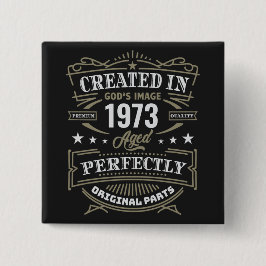 Erstellt in Gottes Bild individuell angepasst Button