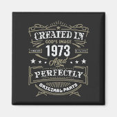 Erstellt in Gottes Bild individuell angepasst Magnet (Vorne)