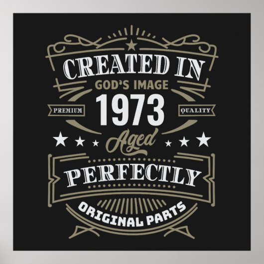 Erstellt in Gottes Bild individuell angepasst Poster (Vorne)