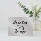 Erstellt in seinem Christlichen Bildangebot Postkarte (Stehend Vorderseite)