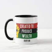 ERSTELLT, UM EIN WOHLSTAND IN Schwarzbesitz hervor Tasse (Links)