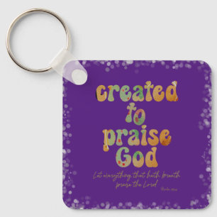 Erstellt, um Zitat mit Bibel Verse zu preisen Schlüsselanhänger