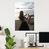 Erstellte Liebe Poster (Heimbüro)
