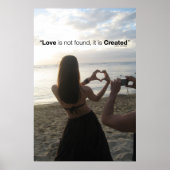 Erstellte Liebe Poster (Vorne)