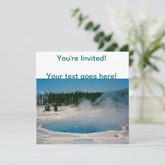 Erstellter Pool Einladung (Stehend Vorderseite)