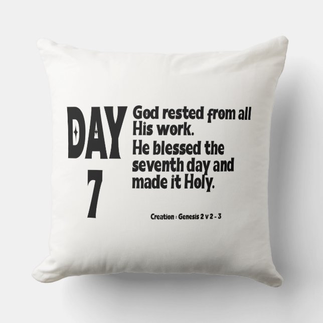 ERSTELLUNG: 7. TAG KISSEN (Vorderseite)