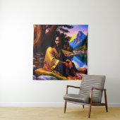 "Erstellung" Christlicher Kunstband Wandteppich (Beispiel)