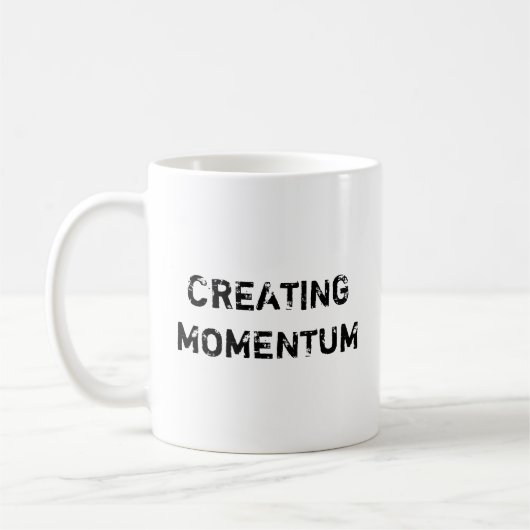 ERSTELLUNG DER MOMENTUM Morning Checkliste Kaffeem Kaffeetasse (Links)