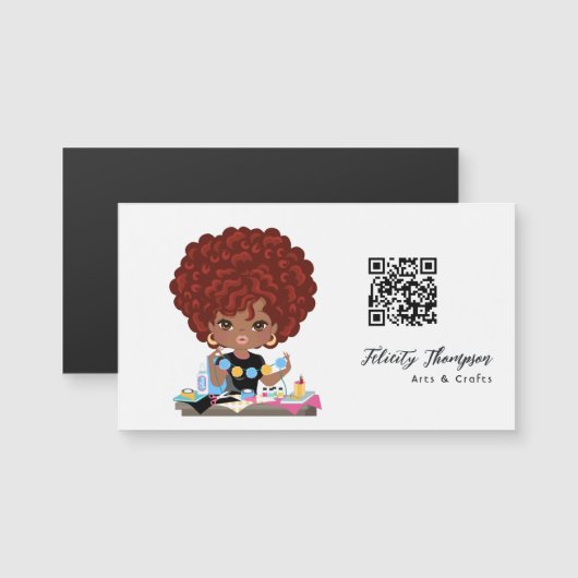 Erstellung des QR-Codes für Königin Magnetkarte (Vorne/Hinten)